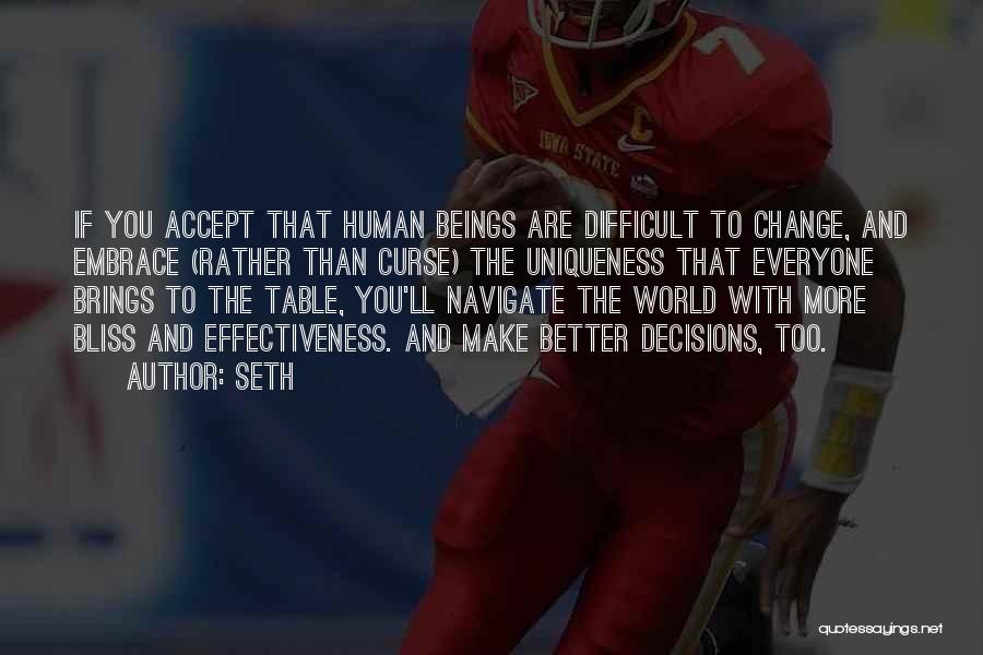 Difficult To Accept Quotes By Seth