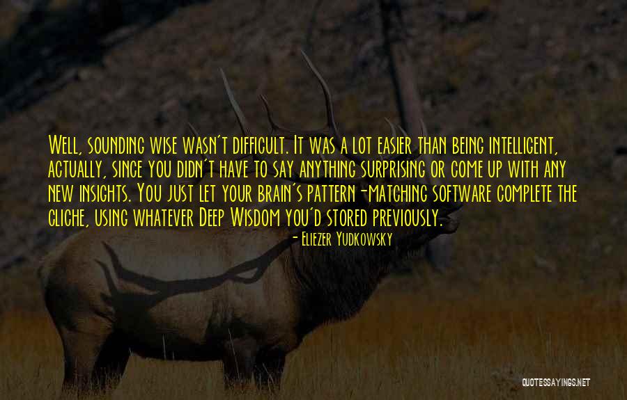 Difficult To Be Wise Quotes By Eliezer Yudkowsky Difficult To Be Wise Quotes By Eliezer Yudkowsky