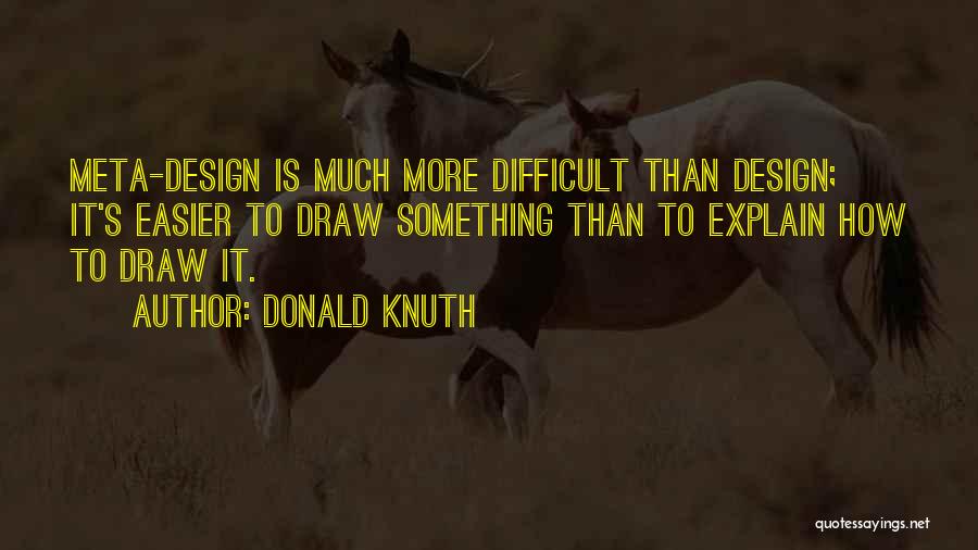 Difficult To Explain Quotes By Donald Knuth