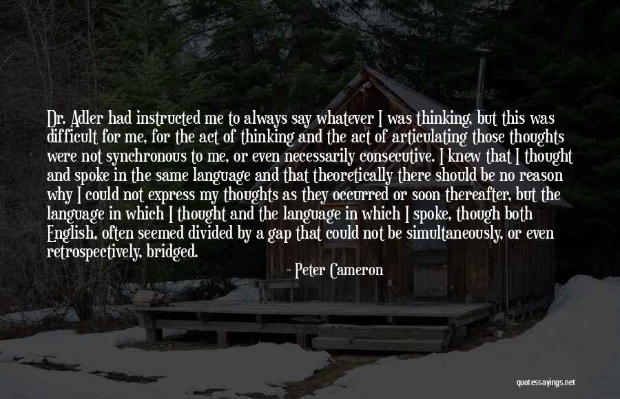 Difficult To Express Quotes By Peter Cameron Difficult To Express Quotes By Peter Cameron