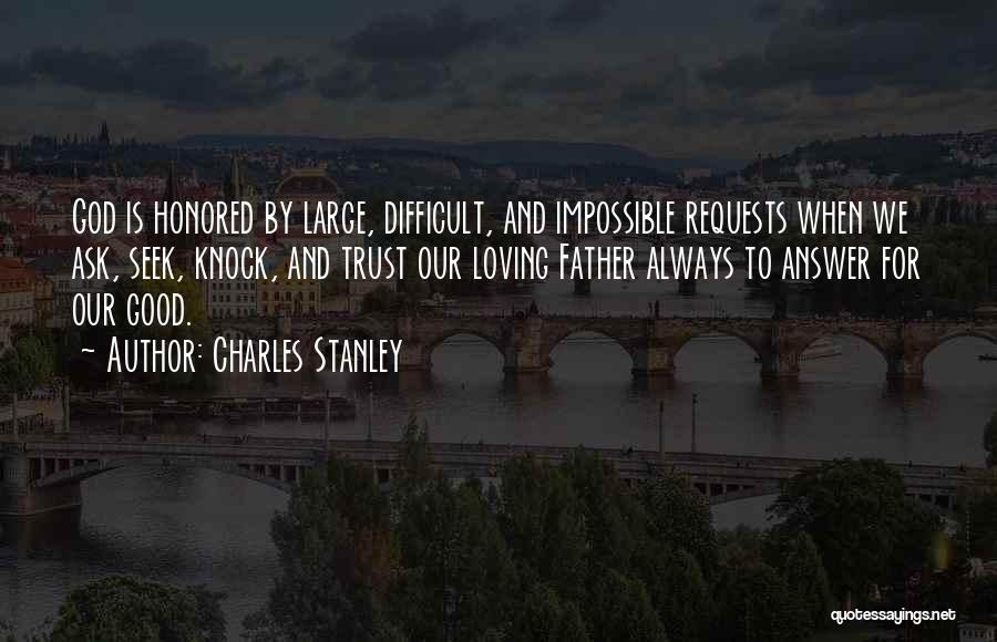 Difficult To Trust Quotes By Charles Stanley