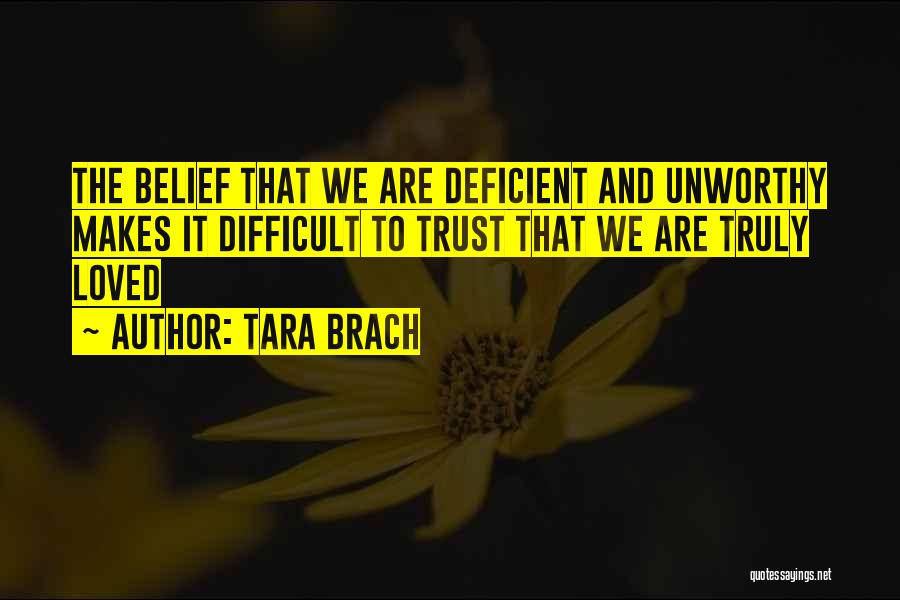 Difficult To Trust Quotes By Tara Brach