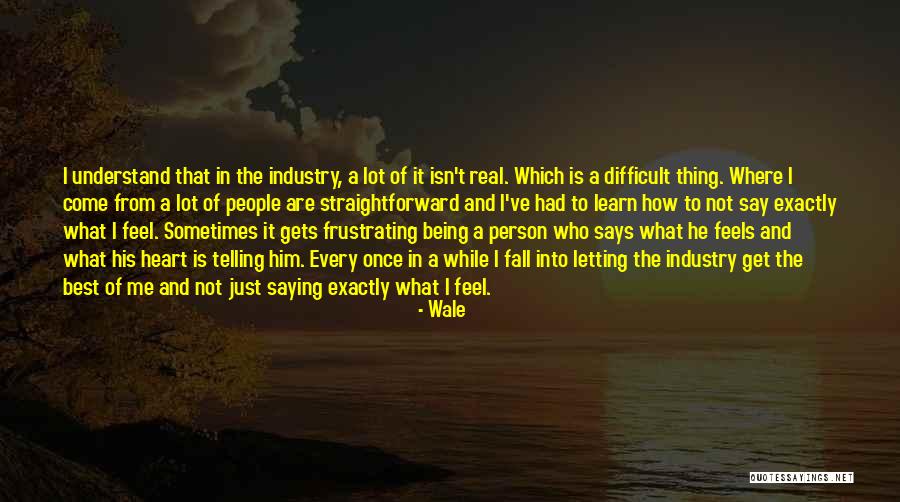 Difficult To Understand Me Quotes By Wale