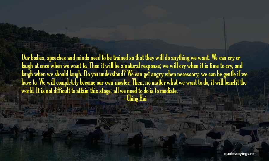 Difficult To Understand You Quotes By Ching Hai