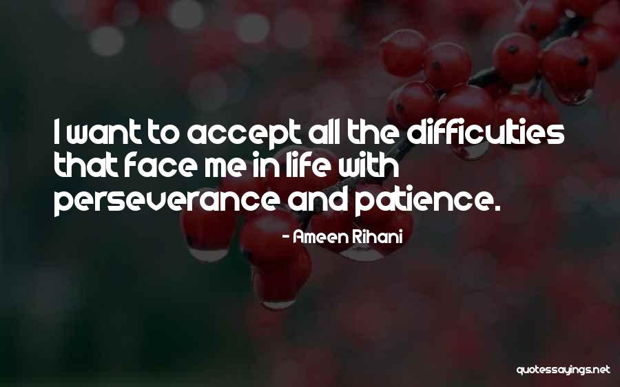 Difficulties In Life Quotes By Ameen Rihani