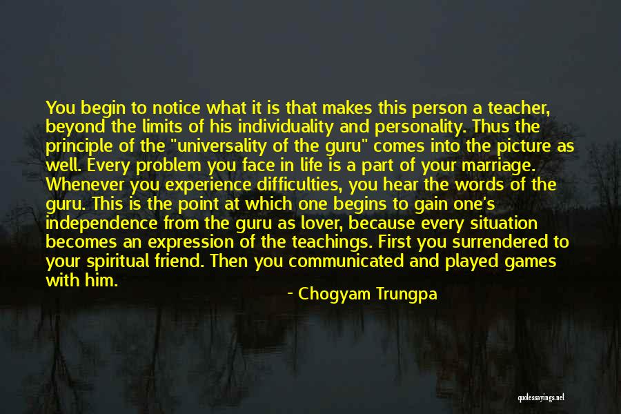Difficulties In Life Quotes By Chogyam Trungpa Difficulties In Life Quotes By Chogyam Trungpa