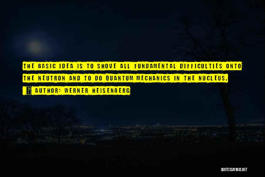 Difficulties Quotes By Werner Heisenberg