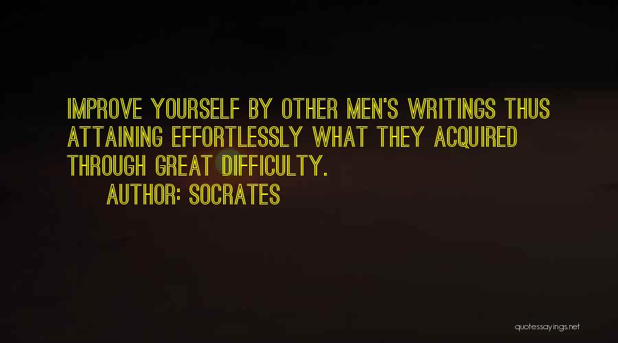 Difficulty Quotes By Socrates