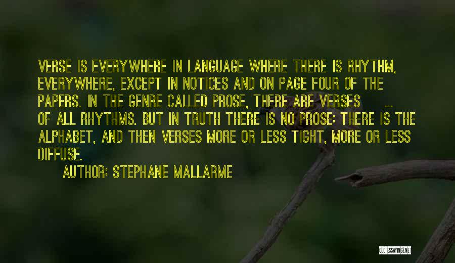 Diffuse Quotes By Stephane Mallarme