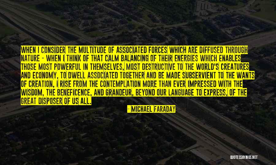 Diffused Thinking Quotes By Michael Faraday Diffused Thinking Quotes By Michael Faraday