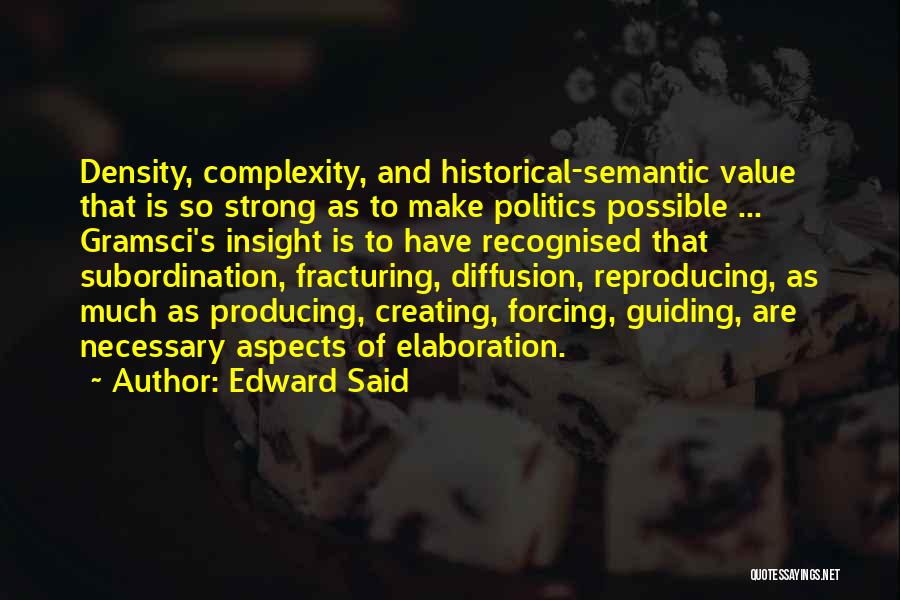 Diffusion Quotes By Edward Said