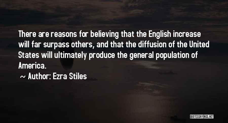 Diffusion Quotes By Ezra Stiles