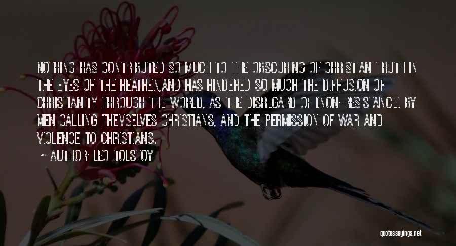 Diffusion Quotes By Leo Tolstoy