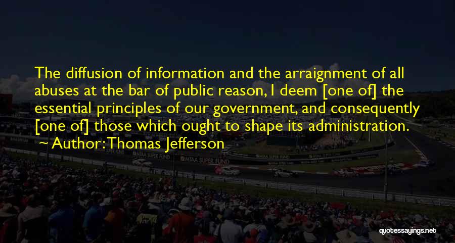 Diffusion Quotes By Thomas Jefferson
