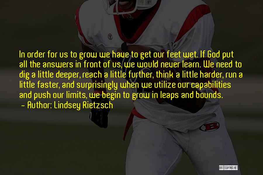 Dig Deeper Quotes By Lindsey Rietzsch