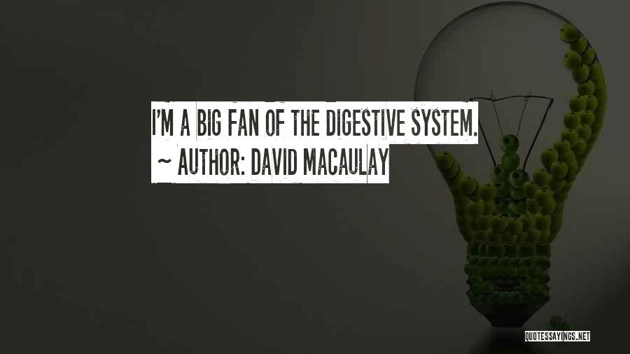 Digestive System Quotes By David Macaulay