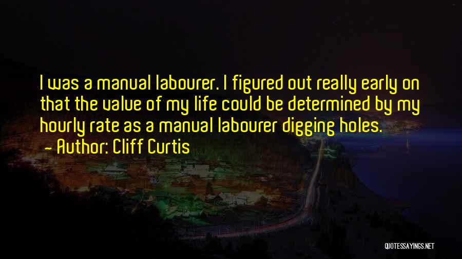 Digging Holes Quotes By Cliff Curtis