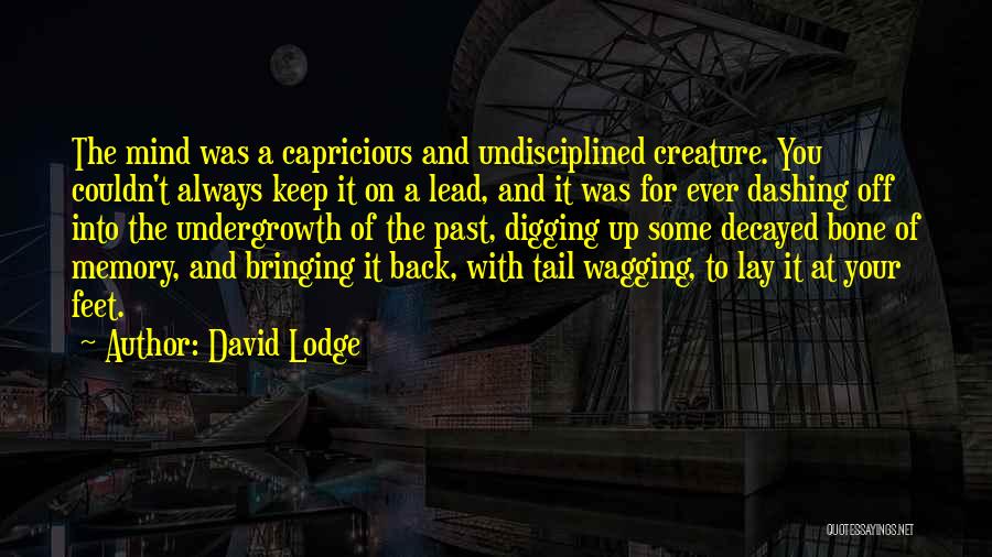 Digging The Past Quotes By David Lodge