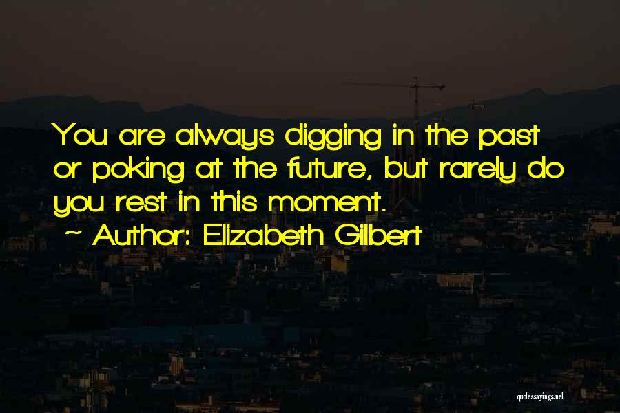 Digging The Past Quotes By Elizabeth Gilbert
