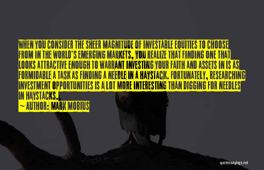 Digging The Past Quotes By Mark Mobius