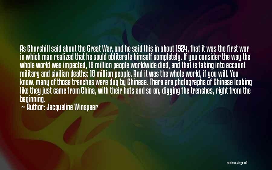 Digging To China Quotes By Jacqueline Winspear