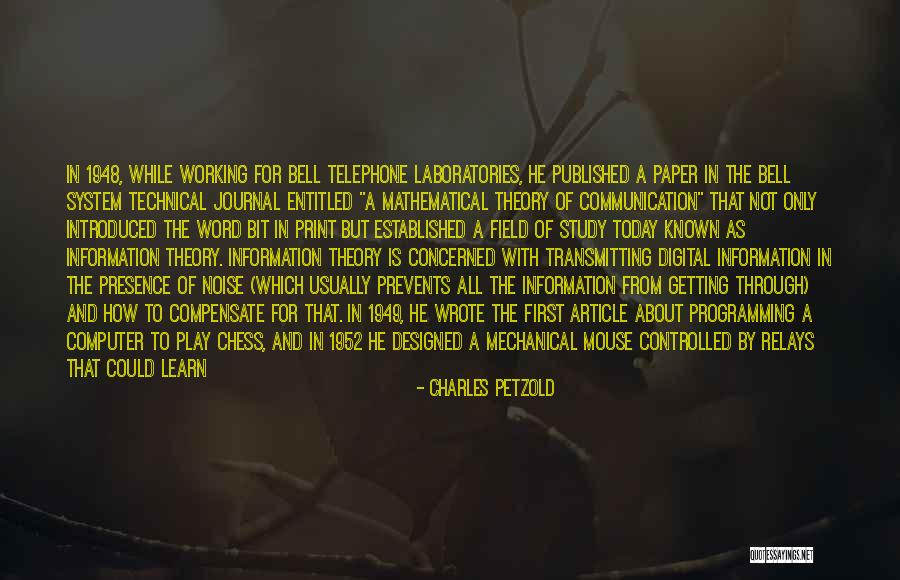 Digital Communication Quotes By Charles Petzold Digital Communication Quotes By Charles Petzold