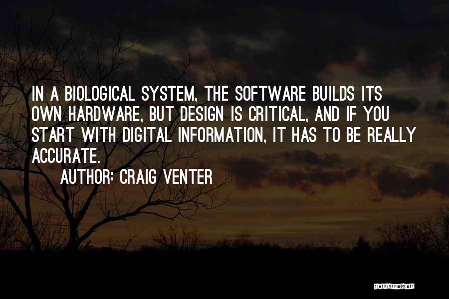 Digital Design Quotes By Craig Venter