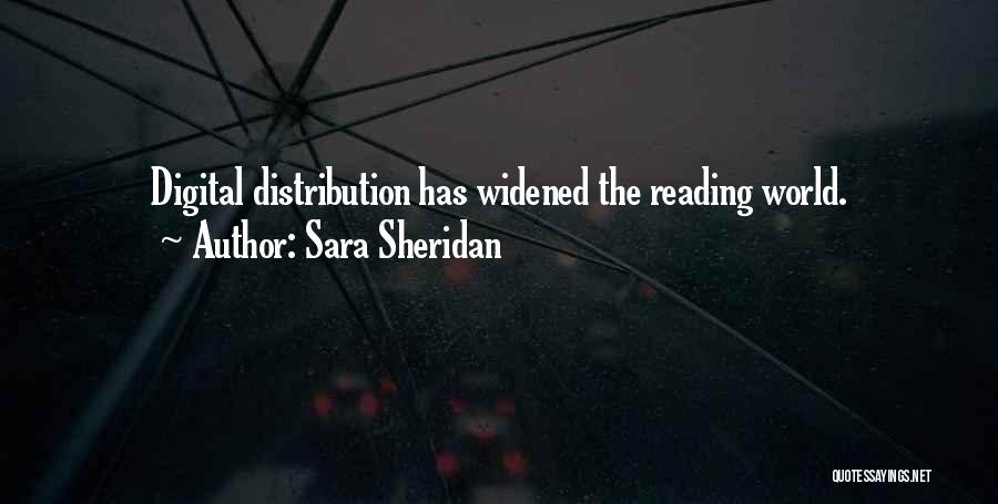 Digital Distribution Quotes By Sara Sheridan