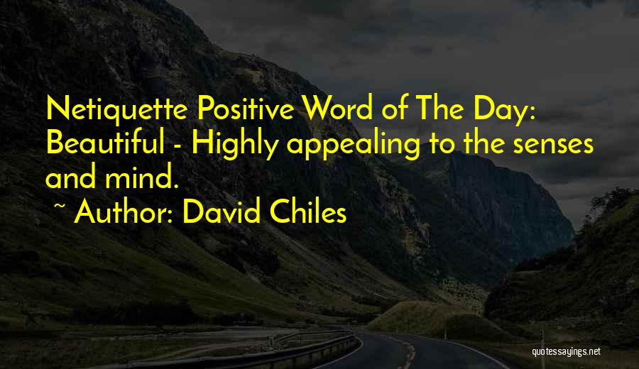 Digital Etiquette Quotes By David Chiles