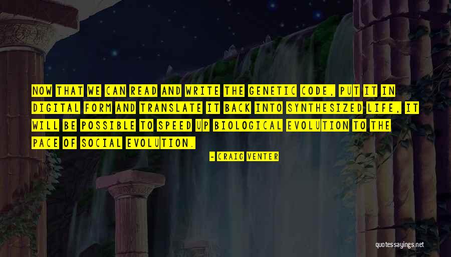 Digital Evolution Quotes By Craig Venter Digital Evolution Quotes By Craig Venter
