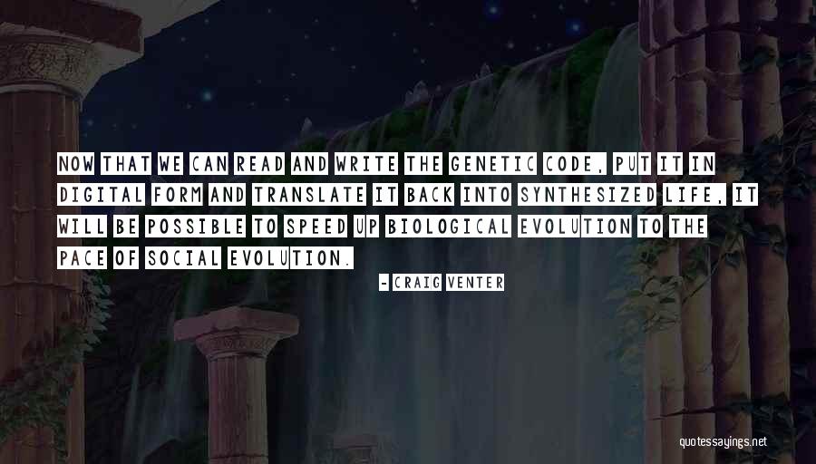 Digital Life Quotes By Craig Venter Digital Life Quotes By Craig Venter