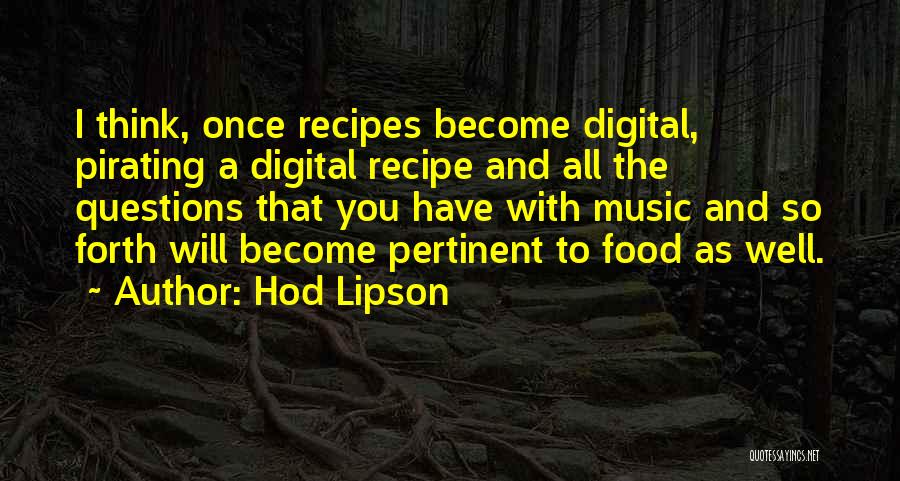 Digital Music Quotes By Hod Lipson