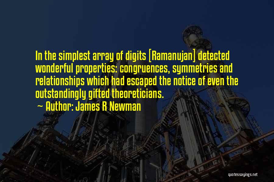 Digits Quotes By James R Newman