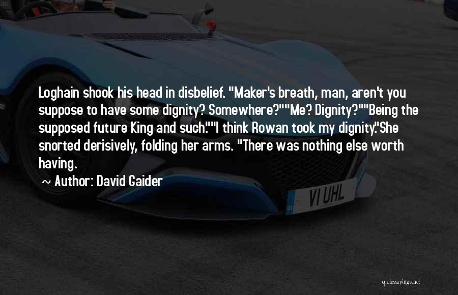 Dignity And Worth Quotes By David Gaider