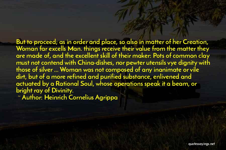 Dignity Of A Woman Quotes By Heinrich Cornelius Agrippa