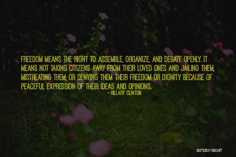 Dignity Of Citizens Quotes By Hillary Clinton Dignity Of Citizens Quotes By Hillary Clinton