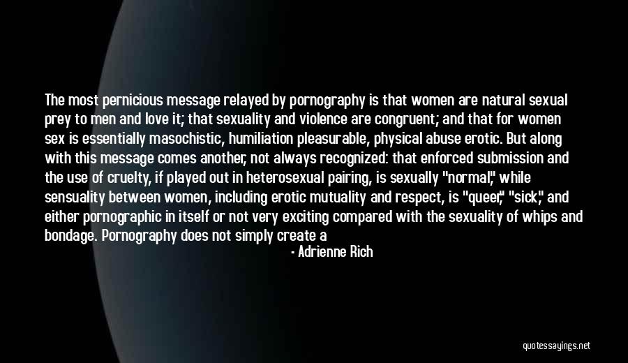 Dignity Of Sexuality Quotes By Adrienne Rich