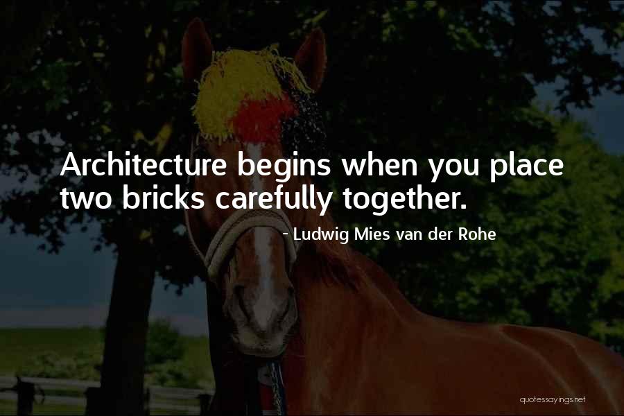 Dikemukakan In English Quotes By Ludwig Mies Van Der Rohe