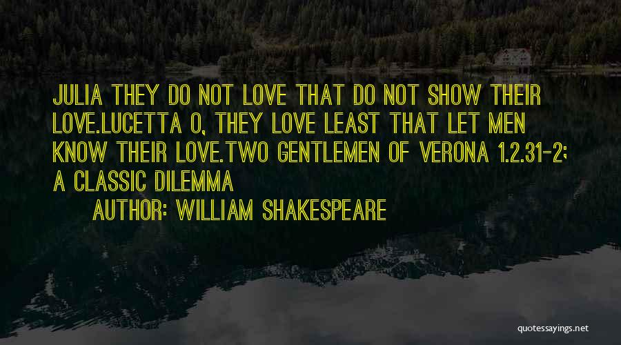 Dilemma Love Quotes By William Shakespeare