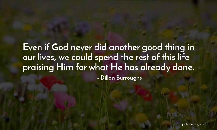 Dillon Burroughs Quotes 180185