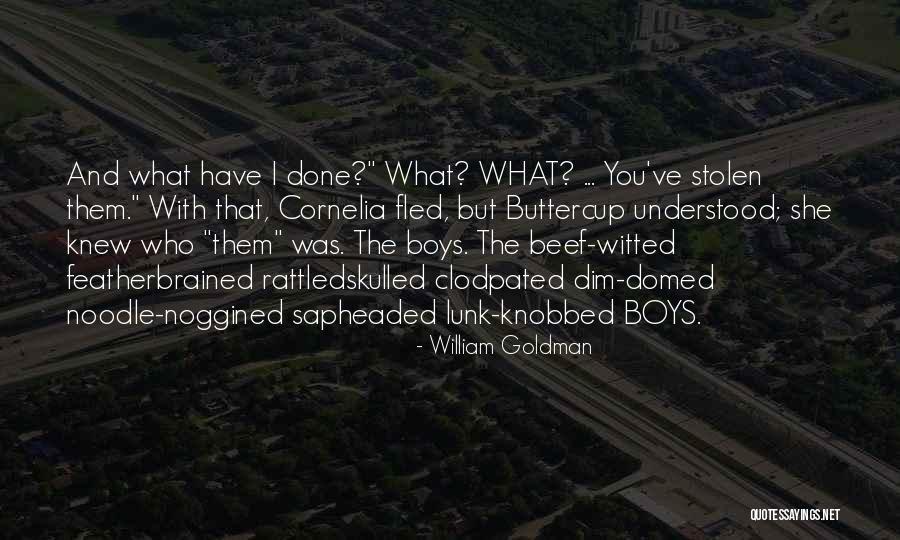 Dim Witted Quotes By William Goldman