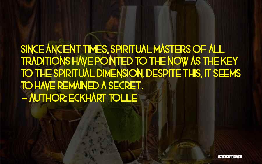 Dimension Quotes By Eckhart Tolle