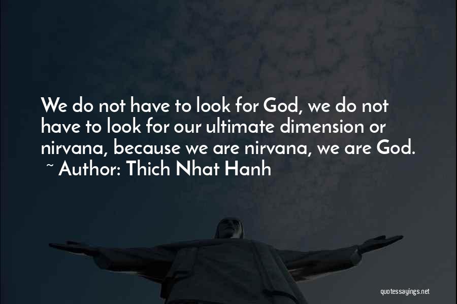 Dimension Quotes By Thich Nhat Hanh