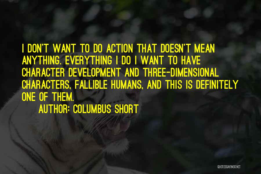 Dimensional Quotes By Columbus Short