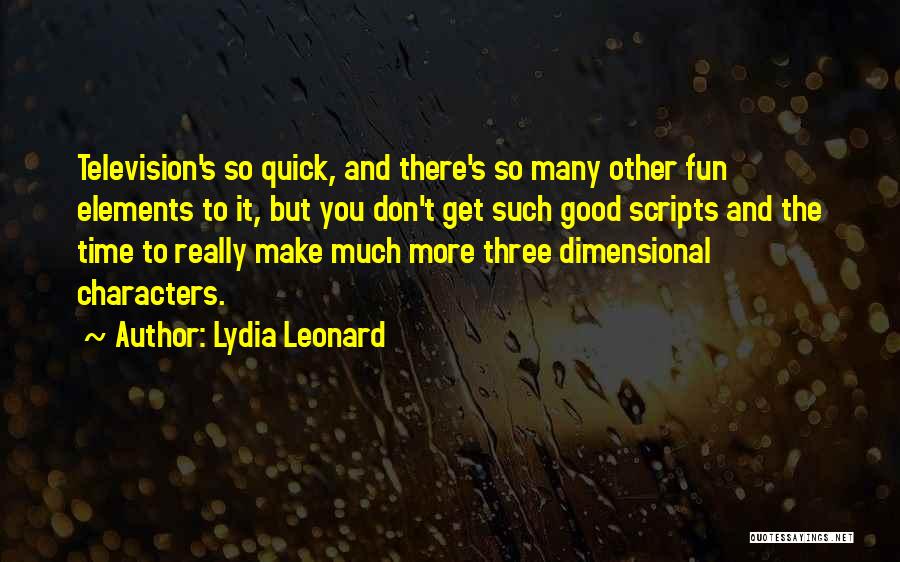 Dimensional Quotes By Lydia Leonard