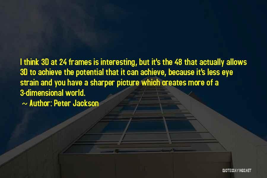 Dimensional Quotes By Peter Jackson