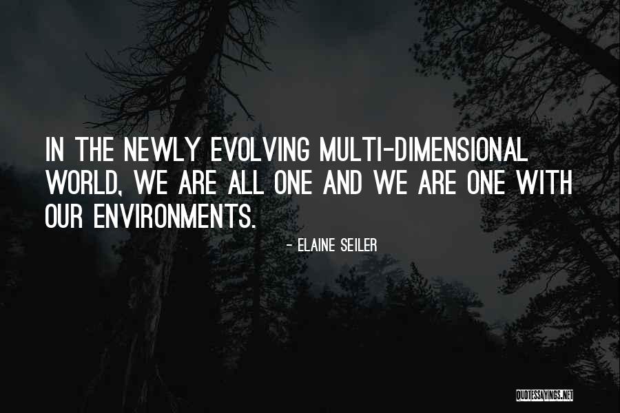 Dimensionality Quotes By Elaine Seiler