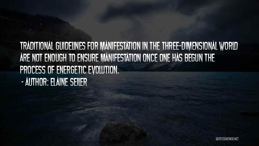 Dimensionality Quotes By Elaine Seiler