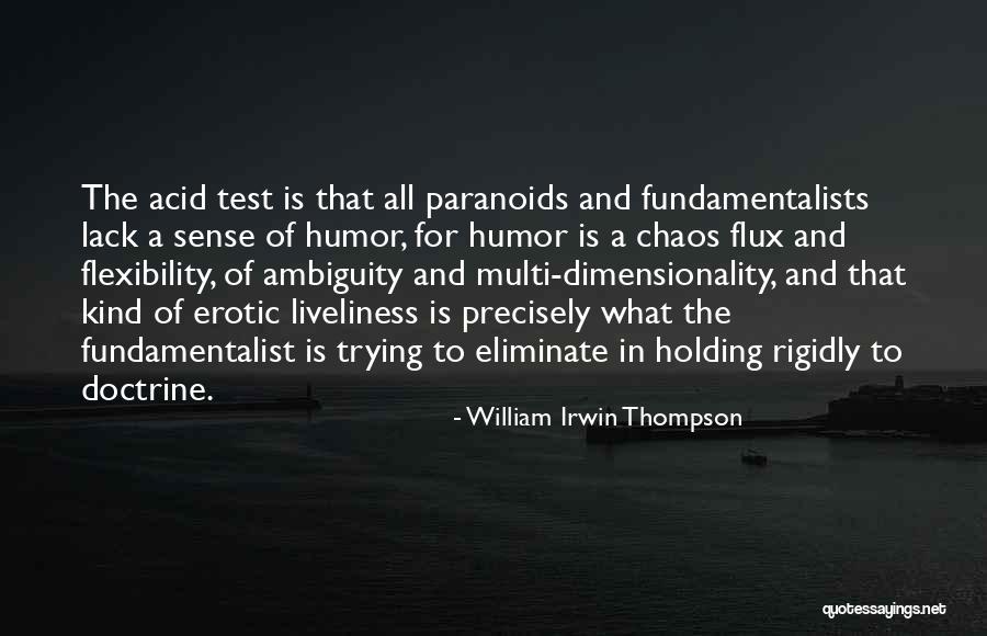 Dimensionality Quotes By William Irwin Thompson