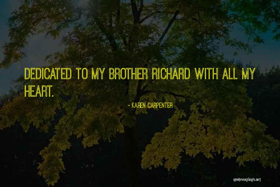Dimiceli Quotes By Karen Carpenter Dimiceli Quotes By Karen Carpenter